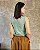 Blusa Regata Decote V Frente E Costas - Slim e Plus Size - Imagem 2