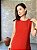 Vestido Midi C/ Fenda E Botão Na Costas - Slim e Plus Size - Imagem 4