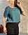 Blusa Manga Bufante Com Barra Larga - Slim e Plus Size - Imagem 1