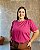 Blusa Manga Bufante Com Barra Larga - Slim e Plus Size - Imagem 2