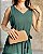 Vestido Princesa, Saia Evasê E Bolsos Externos C/ Faixa - Slim e Plus Size - Imagem 5