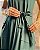 Vestido Princesa, Saia Evasê E Bolsos Externos C/ Faixa - Slim e Plus Size - Imagem 3