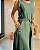 Vestido Princesa, Saia Evasê E Bolsos Externos C/ Faixa - Slim e Plus Size - Imagem 6