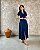 Vestido Com Manga Curta E Fenda Frontal - Slim e Plus Size - Imagem 5
