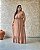 Vestido C/ Decote Quadrado, Babado Na Saia E Cordão Fake - Slim e Plus Size - Imagem 4