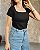 Baby Look Decote Quadrado - Slim e Plus Size - Imagem 2