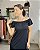 Vestido Ciganinha Ombro a Ombro, Com Babado Na Saia - Slim e Plus Size - Imagem 3