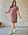 Vestido Estilo Baby Com Duas Faixas Laterais E Fendas - Slim e Plus Size - Imagem 1