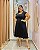 Vestido Midi, Manga Curta Decote Quadrado E Saia Godê - Slim e Plus Size - Imagem 2