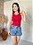 Cropped Cavado Com Punho Na Gola e Cava - Slim e Plus Size - Imagem 1