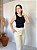 Cropped Cavado Com Punho Na Gola e Cava - Slim e Plus Size - Imagem 3