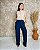 Calça Pantalona Com Pregas Na Frente Elástico e Bolsos Laterais - Slim Size - Imagem 1