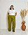 Calça Pantalona Com Pregas Na Frente Elástico e Bolsos Laterais - Plus Size - Imagem 1