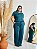 Conjunto: Blusa Manga Curta C/ Pespontado, Calça Reta Cós De Elástico Pespontada- Plus Size - Imagem 2