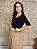 Blusa Decote V, Manga 3/4, Com Martingale-Slim Size - Imagem 5