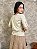 Blusa Decote V, Manga 3/4, Com Martingale-Slim Size - Imagem 3
