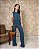 Conjunto Blusa S/ Manga C/ Bolso, Calça Pantalona C/ Bolsos, Cós C/ Elástico e Frente Lisa-Slim Size - Imagem 1