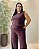 Conjunto Blusa S/ Manga C/ Bolso, Calça Pantalona C/ Bolsos, Cós C/ Elástico e Frente Lisa-Plus Size - Imagem 2