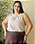 Regata Com Acabamento Em Revel, Com PregasNa Frente E Botão Atrás-Plus Size - Imagem 2