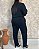 Conjunto Blusa Decote V C/ Franzido, Manga 3/4 C/ Elástico, Calça Skinny, Bolsos E Cós-Plus Size - Imagem 3
