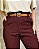 Calça Skinny C/ Bolsos, Pregas Frontal E Cós C/ Botões-Slim Size - Imagem 2