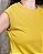 Blusa Cavada ,Com Recortes Nos Ombros E Cavas-Slim Size - Imagem 3