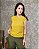 Blusa Cavada ,Com Recortes Nos Ombros E Cavas-Slim Size - Imagem 2