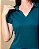 Vestido Midi, C/ Manga Dupla, C/Gola , Acabamento S/Botão E Fendas Laterais-Slim Size - Imagem 5