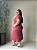 Conjunto: Blusa Manga C/ Ombro Franzido E Botoes, Saia Evase C/ Fendas, Bolsos E Faixa-Plus Size - Imagem 2