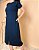 Vestido Midi C/ Gola Redonda E Fenda Frontal E Bolsos Laterais - Slim Size - Imagem 2