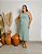 Vestido Regata Com Decote Quadrado Fendas Laterais - Plus Size - Imagem 1
