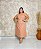 Vestido Midi Com Bolsos E Fendas Laterais C/ Detalhe Em Botão-Slim Size - Imagem 4