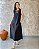 Vestido Midi Com Bolsos E Fendas Laterais C/ Detalhe Em Botão-Slim Size - Imagem 1