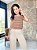 Blusa Gola Redonda Manga Dupla  - Slim Size - Imagem 2