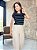 Blusa Gola Redonda Manga Dupla  - Slim Size - Imagem 4