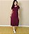Vestido Midi, Manga Curta, Fendas Laterais, Duas Faixas Nas Laterais E Nas Mangas- Plus Size - Imagem 5