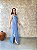 Vestido Regata Longo C/ Fendas Laterais E Punhos Em Cor - Slim Size - Imagem 3