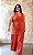 Vestido Regata Longo, 3 Marias Com Cordão E Botões -Plus Size - Imagem 1