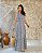Vestido Regata Longo, Decote Redondo, C/ Recorte Princesa, Lástex Nas Costas E Saia Evasê-Plus Size - Imagem 3