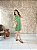 Vestido Com Punho Na Gola E Cava Com Bolsos Frontais -Plus Size - Imagem 4