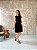 Vestido Com Punho Na Gola E Cava Com Bolsos Frontais -Plus Size - Imagem 2