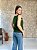 Blusa Decote Quadrado, C/ Pence No Busto Abertura Nas Laterais, Costa Maior E Barra Larga-Slim Size - Imagem 4