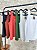 Blusa Decote Quadrado, C/ Pence No Busto Abertura Nas Laterais, Costa Maior E Barra Larga-Slim Size - Imagem 2