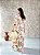 Vestido Longo Saia Com Babado, Lastex Nas Costas e Manga Cigana - Slim Size - Imagem 3