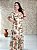 Vestido Longo Saia Com Babado, Lastex Nas Costas e Manga Cigana - Slim Size - Imagem 4