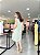 Vestido Trapézio, C/ Bolsos Laterais E Botão Gota Nas Costas- Slim Size - Imagem 9