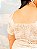 Vestido Decote Reto, Recorte Princesa, Manga Cigana E Lástex Nas Costas-Plus Size - Imagem 3