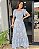 Vestido Decote Reto, Recorte Princesa, Manga Cigana E Lástex Nas Costas-Plus Size - Imagem 8