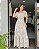 Vestido Decote Reto, Recorte Princesa, Manga Cigana E Lástex Nas Costas-Plus Size - Imagem 5