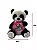 URSO DE PELUCIA PANDA ROMANTICO COM ESCRITA AMOR - Imagem 2